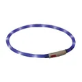 Weiteres Produktbild Flash USB Leuchthalsband XS-XL 70 cm / 10 mm, - Königsblau