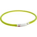 Flash USB Leuchthalsband XS-XL 70 cm / 10 mm, grün