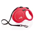 Flexi New Classic L-Gurt 8 m, max. 50 kg, rot