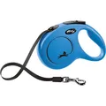 Flexi New Classic M Gürtel 5 m, max. 25 kg, - blau