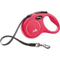 Flexi New Classic S Gurt 5 m, max. 15 kg, - rot