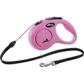 Flexi New Classic S Kordel 5 m, max. 12 kg, - rosa