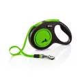 Flexi New Neon M pásek 5 m, max.25 kg, green