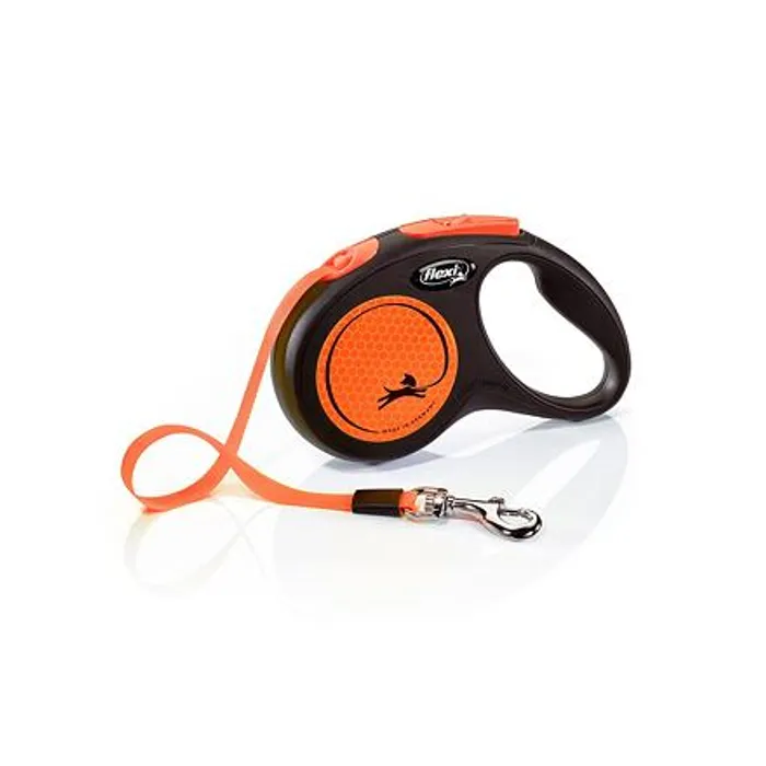 Hauptproduktbild Flexi New Neon S pásek 5 m, max.15 kg, oranžová