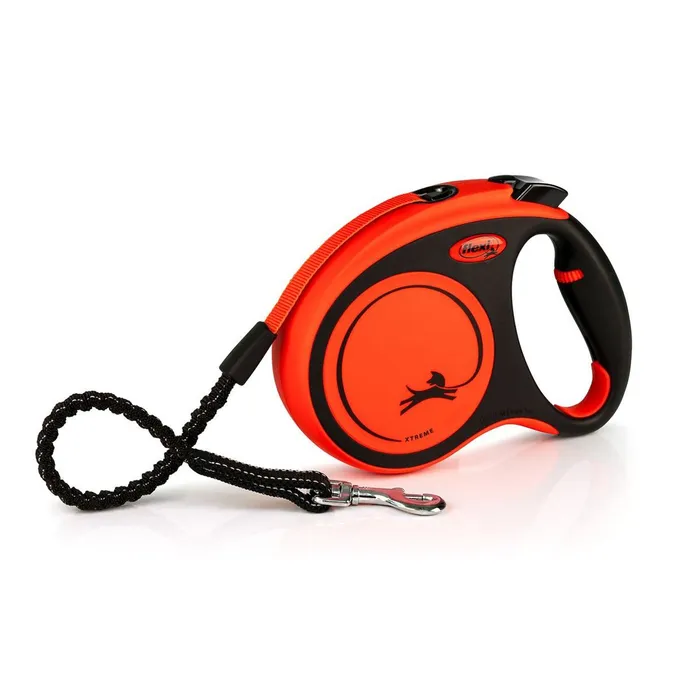 Hauptproduktbild Flexi Xtreme M pásek 5 m, max. 35 kg, černá/oranžová