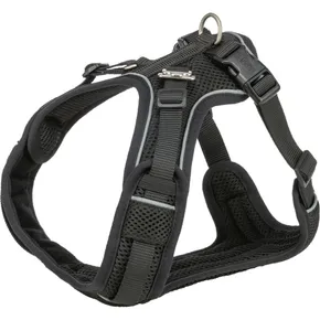 FlexMesh Premium postroj, široký střih, černáS-M: 48-69 cm/ 20 mm