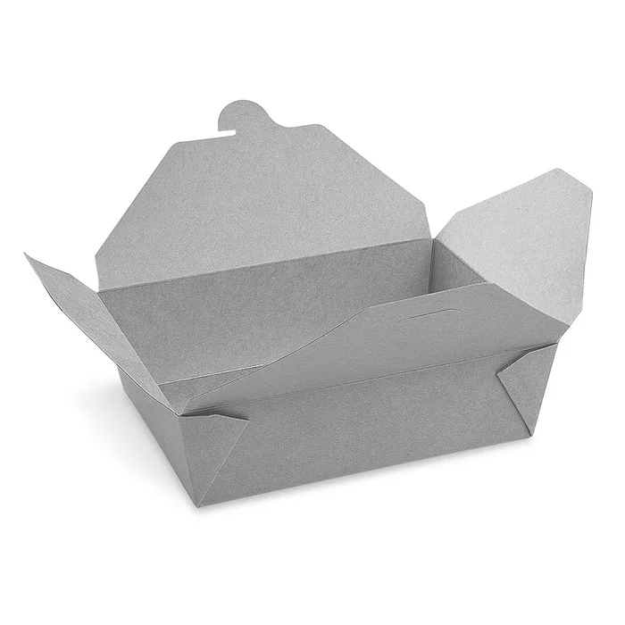 Hauptproduktbild Food box (PAP/PE) nepromastitelný kraft `L` 195 x 140 x 65 mm 1800ml [50 ks]