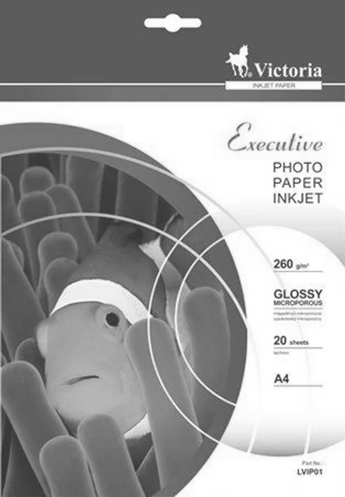 Hauptproduktbild Foto papír "Executive", do inkoustové tiskárny, vysoce lesklý, A4, 260g, VICTORIA 20 listů