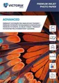 Weiteres Produktbild Fotopapier "Advanced", für Tintenstrahldrucker, glänzend, A4, 180g, VICTORIA 20 Blatt