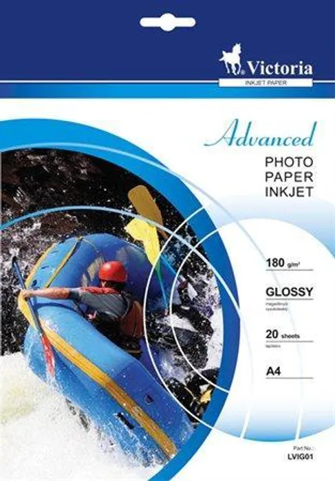 Hauptproduktbild Fotografický papír "Advanced", do inkoustové tiskárny, lesklý, A4, 180g, VICTORIA 20 listů