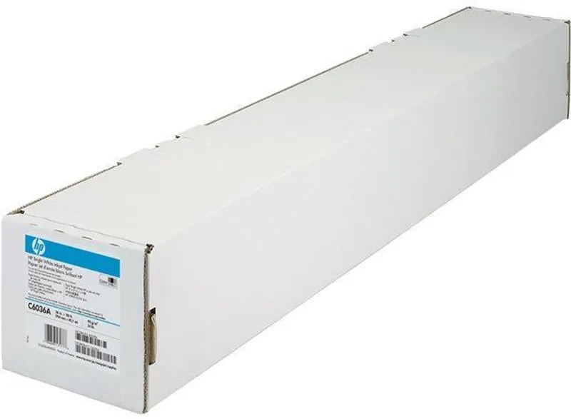 Hauptproduktbild Fotografický papír, do inkoustové tiskárny, zářivě bílý, 914 mm x 45,7m, 90g, HP