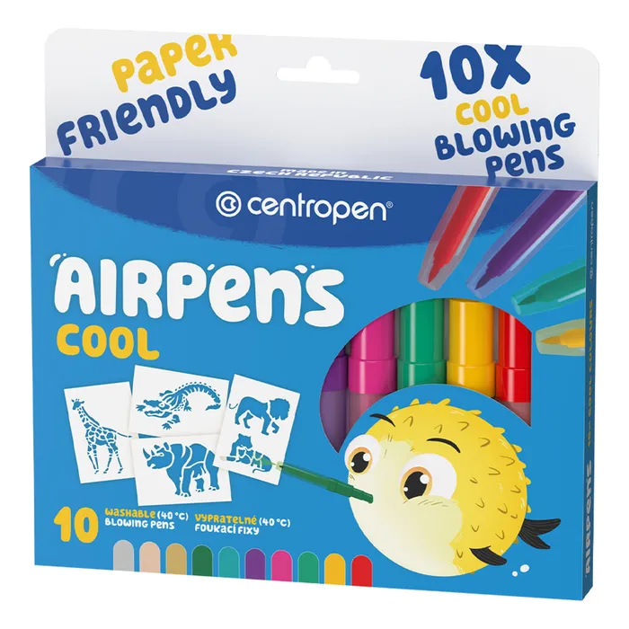 Hauptproduktbild Foukací fixy CENTROPEN 1500, 10ks Air Pens Cool set