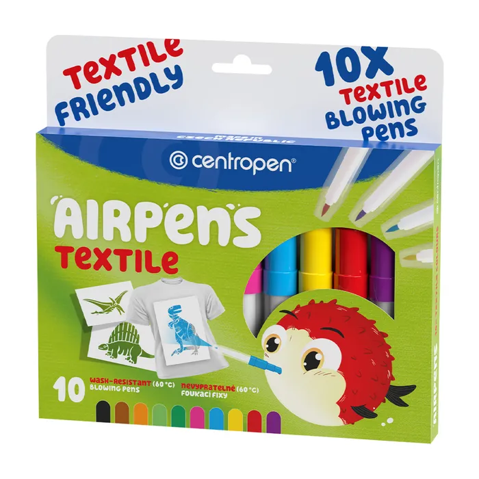 Hauptproduktbild Foukací fixy CENTROPEN 1539, 10ks na textil