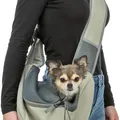 Weiteres Produktbild Front Sling Carrier - přední nosítko/taška, 50 x 25 x 18 cm, světlezelená/šedá (max. 5kg)