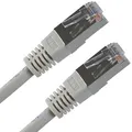 FTP-Patchcort, Cat.5e, RJ45 M-50m, geschirmt, grau, economy