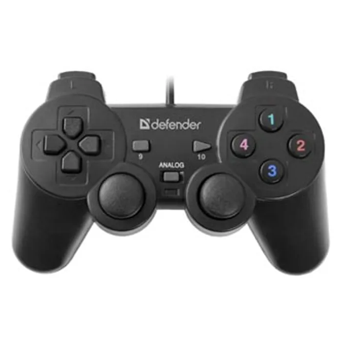 Hauptproduktbild Gamepad Defender Omega, 12tl., USB, černý, vibrační, Windows R XP/VISTA/7/8/10