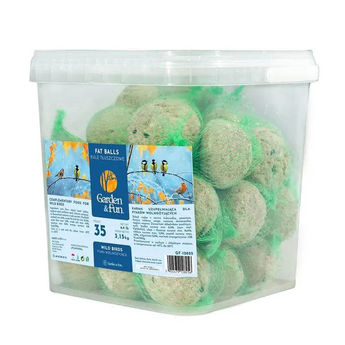 Hauptproduktbild GARDEN FUN balení lojových koulí pro ptáky á 90g v kyblíku (35 ks v bal)