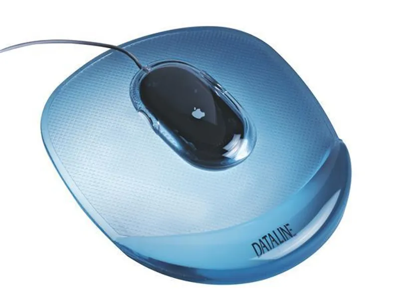 Hauptproduktbild Gelová podložka pod myš "Crystal", transparentní modrá, ESSELTE