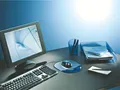 Gel-Mousepad "Crystal", transparent blau, ESSELTE