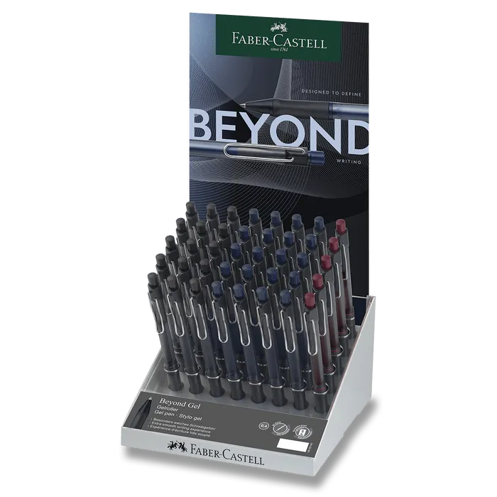 Hauptproduktbild Gelové kuličkové pero Faber-Castell Beyond Gel - stojánek, 40 ks