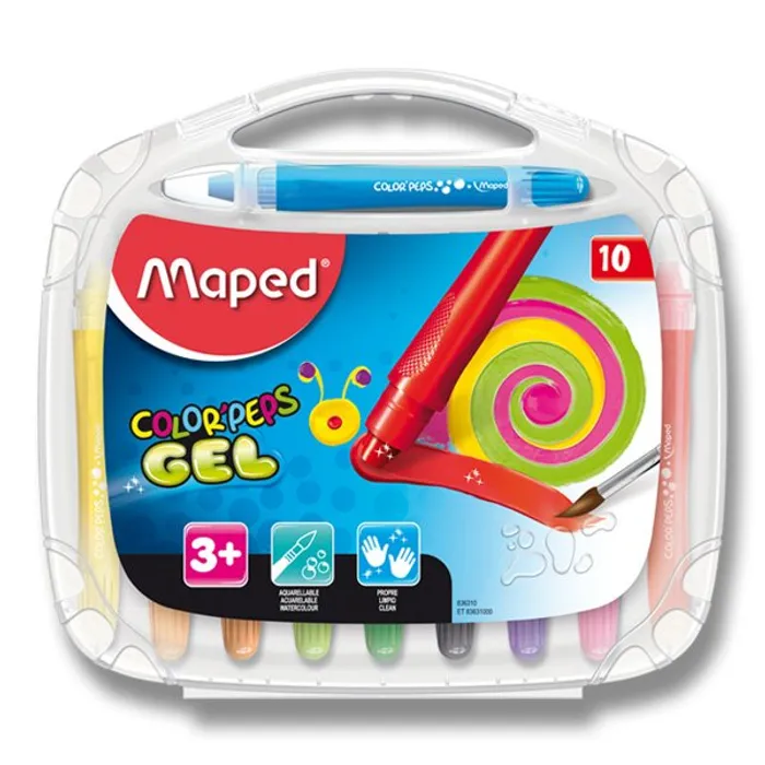 Hauptproduktbild Gelové pastely Maped Color’Peps Gel 10 barev
