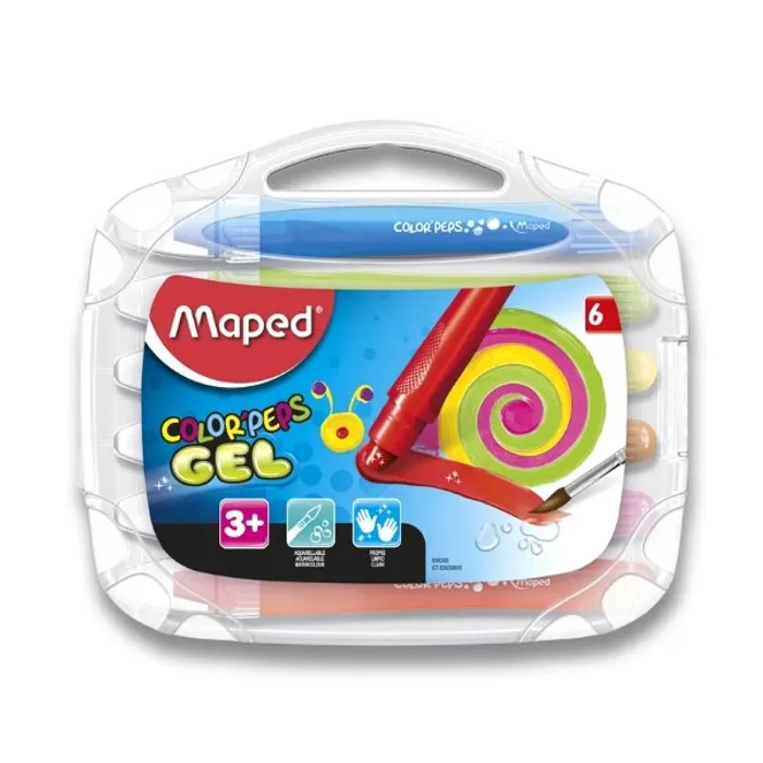 Hauptproduktbild Gelové pastely Maped Color’Peps Gel 6 barev