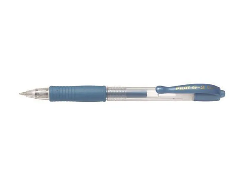 Hauptproduktbild Gelové pero "G-2 Metallic", modrá, 0,32 mm, stiskací mechanismus, PILOT