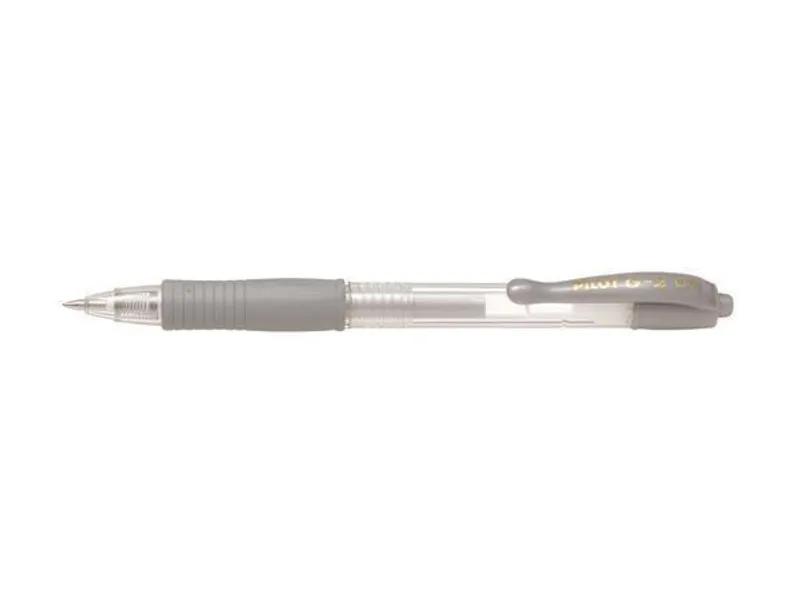 Hauptproduktbild Gelové pero "G-2 Metallic", stříbrná, 0,32 mm, stiskací mechanismus, PILOT