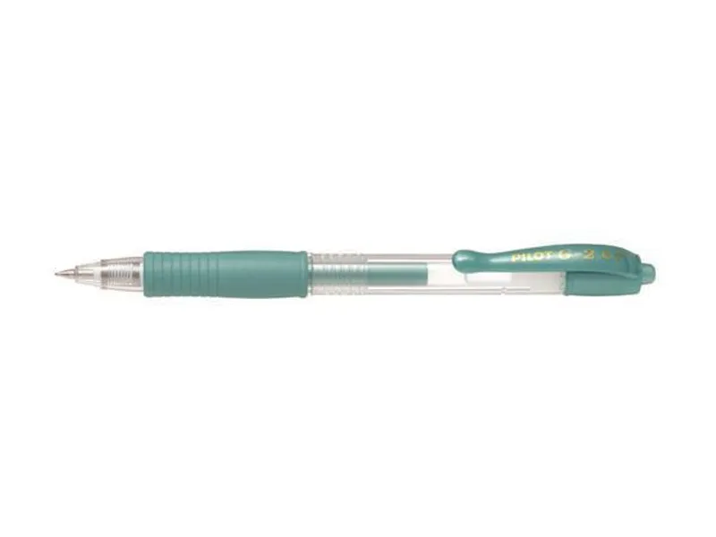 Hauptproduktbild Gelové pero "G-2 Metallic", zelená, 0,32 mm, stiskací mechanismus, PILOT