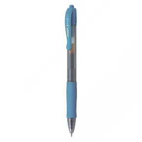 Gelschreiber „G-2“, hellblau, 0,32 mm, Druckmechanik, PILOT