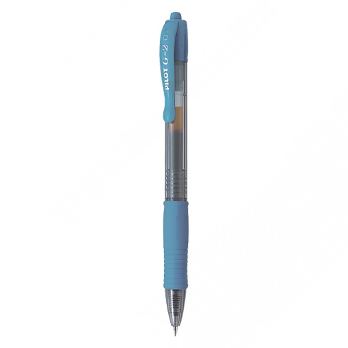 Hauptproduktbild Gelové pero "G-2", světle modrá, 0,32 mm, stiskací mechanismus, PILOT
