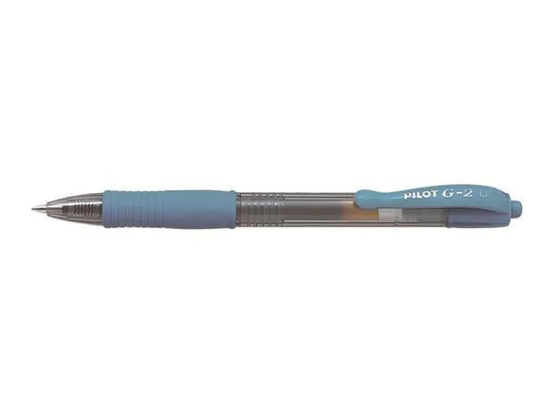 Hauptproduktbild Gelové pero "G-2", světle modrá, 0,32 mm, stiskací mechanismus, PILOT
