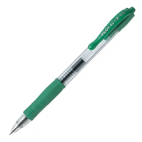 Gelschreiber „G-2“, grün, 0,32 mm, Druckmechanik, PILOT