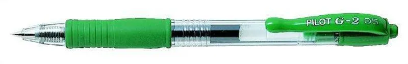 Hauptproduktbild Gelové pero "G-2", zelená, 0,32mm, stiskací mechanismus, PILOT