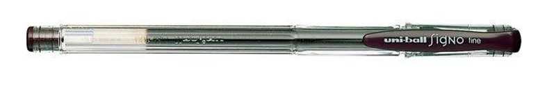 Hauptproduktbild Gelové pero "UM-100", hnědá, 0,7mm, s uzávěrem, UNI