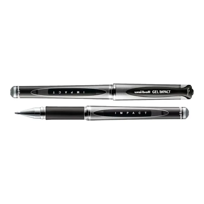 Hauptproduktbild Gelové pero "UM-153", černá, 0,5mm, s uzávěrem, UNI