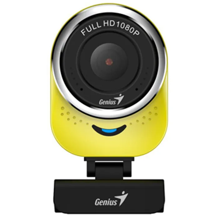 Hauptproduktbild Genius Full HD Webkamera QCam 6000, 1920x1080, USB 2.0, žlutá, Windows 7 a vyšší, FULL HD