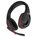 Weiteres Produktbild Genius HS-G560 GX LYCHAS, Spielkopfhörer mit Mikrofon, Lautstärkeregelung, schwarz/rot, 3.5 mm jack
