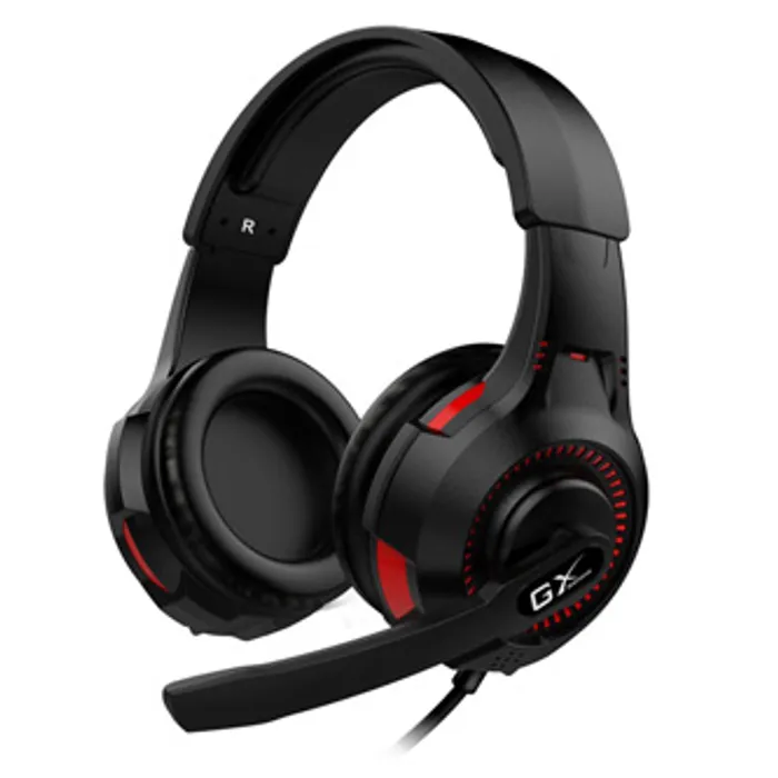Hauptproduktbild Genius HS-G600V, sluchátka s mikrofonem, ovládání hlasitosti, černá, 2.0, herní sluchátka