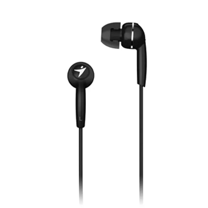 Hauptproduktbild Genius HS-M320, sluchátka, bez ovládání hlasitosti, černé, špuntová typ 3.5 mm jack