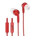 Genius HS-M320, Kopfhörer, ohne Lautstärkeregelung, rot, Earphones typ 3.5 mm jack