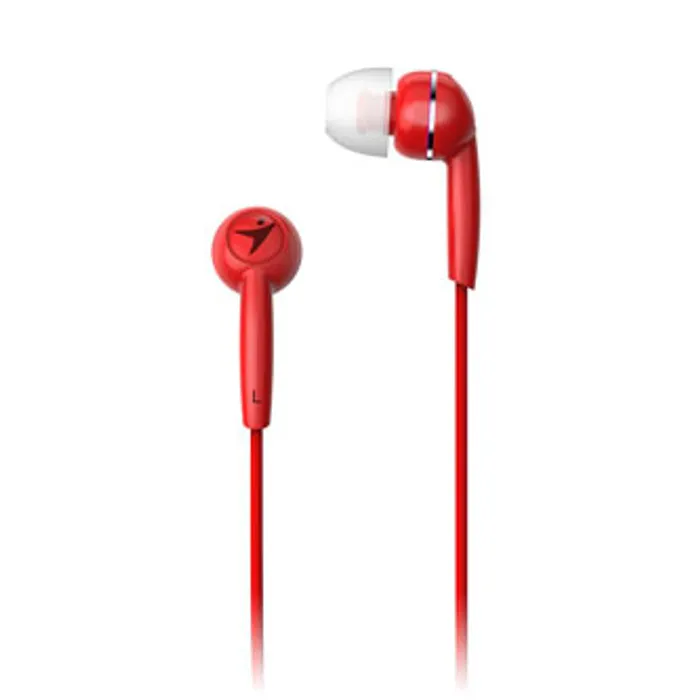 Hauptproduktbild Genius HS-M320, sluchátka, bez ovládání hlasitosti, červené, špuntová typ 3.5 mm jack