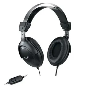 Genius HS-M505X, Kophörer mit Mikrofon, schwarz, 3.5 mm jack