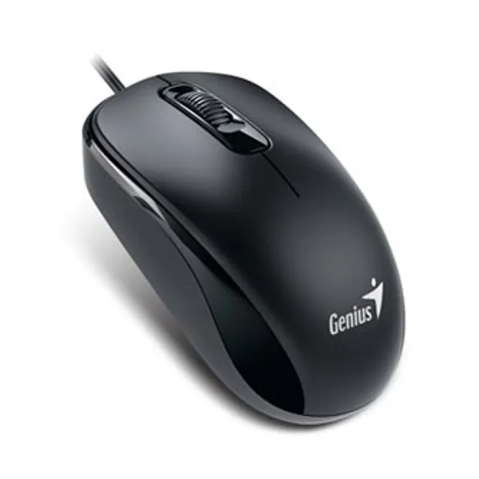 Hauptproduktbild Genius Myš DX-110, 1000DPI, optická, 3tl., 1 kolečko, drátová (PS/2), černá