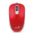 Genius Maus DX-110, 1000DPI, optisch, 3Tas., USB verdrahtet, rot, standard, universell