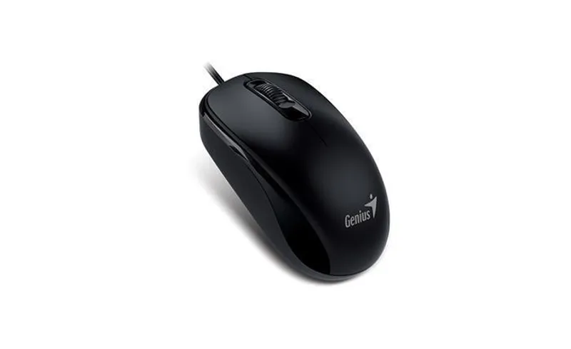 Hauptproduktbild Genius Myš DX-120, 1200DPI, optická, 3tl., 1 kolečko, drátová USB, černá, klasická