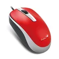 Genius Maus DX-120, 1200DPI, optisch, 3Tas., USB verdrahtet, rot, standard, universell