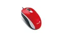 Genius Maus DX-120, 1200DPI, optisch, 3Tas., USB verdrahtet, rot, standard, universell