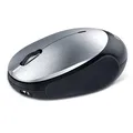Genius Maus NX-9000BT, 1200DPI, Bluetooth, optisch, 3Tas., schnurlos, silbern, eingebaute Batterie, Bluetooth