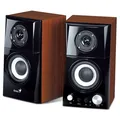 Genius reproduktory SP-HF500A v2, 2.0, 16W, hnědo-černé, regulace hlasitosti, sluchátkový